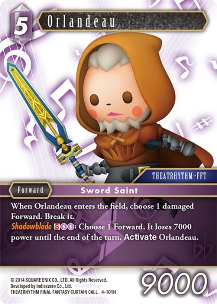 Orlandeau, Standard, front