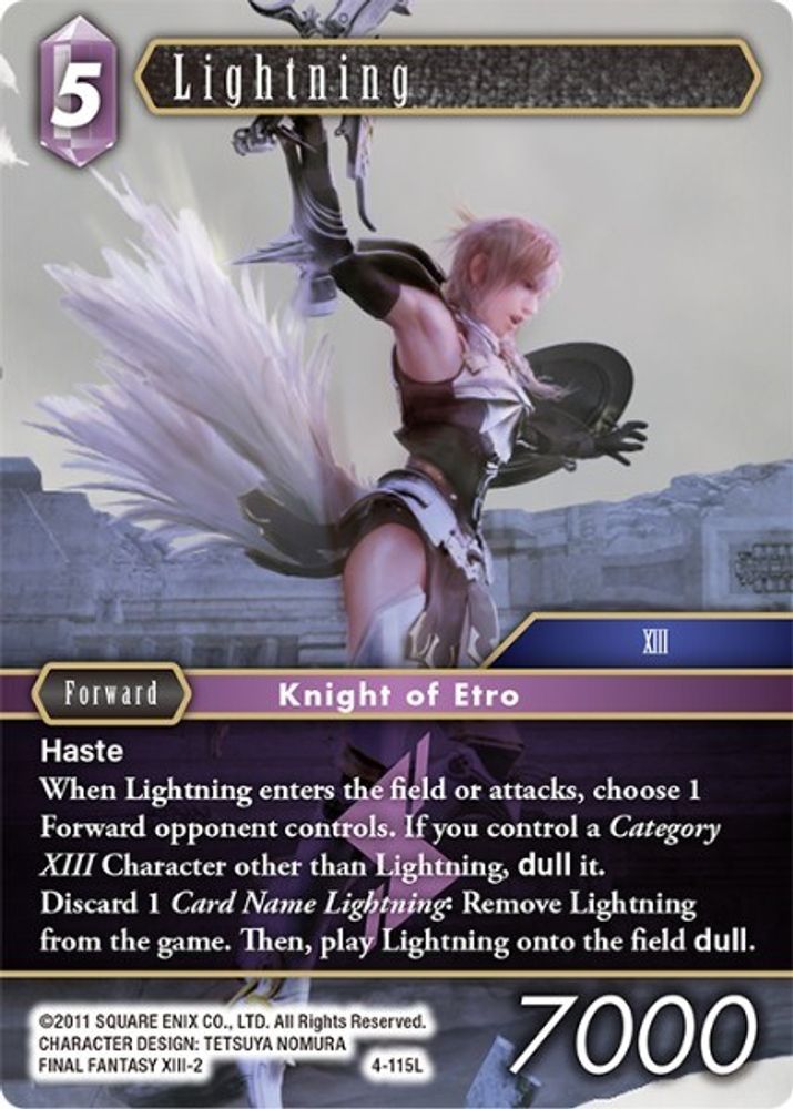Lightning, Standard, front