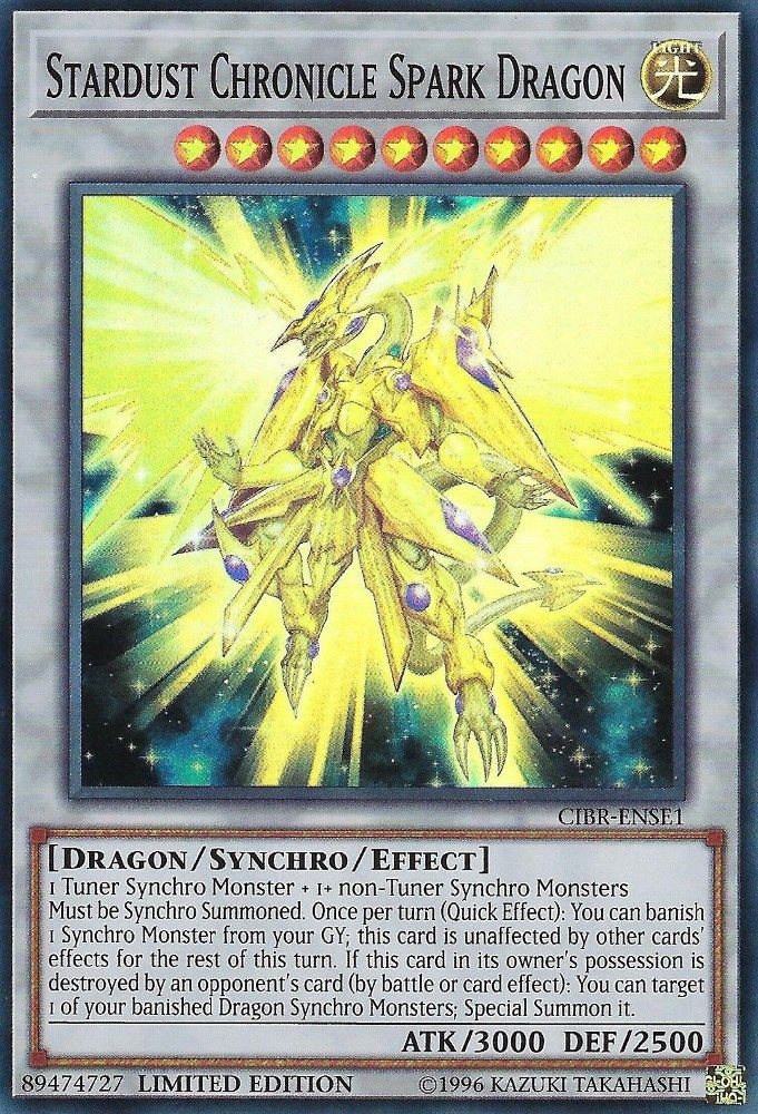 Stardust Chronicle Spark Dragon, Limited, front