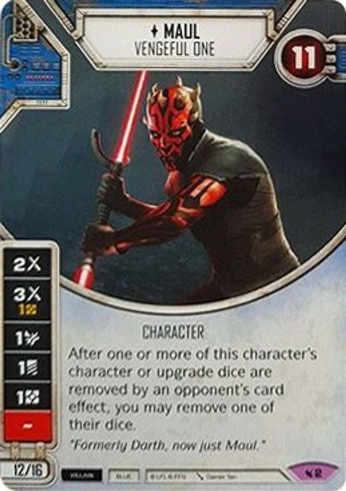Maul - Vengeful One (Card Only), Standard, front