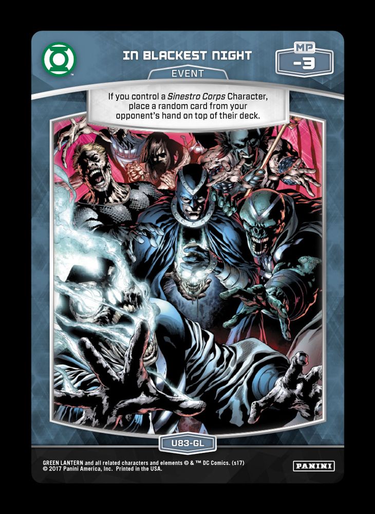 In Blackest Night, Standard, front