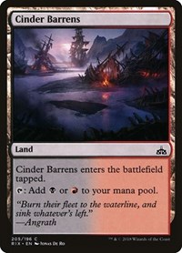 Cinder Barrens, Rivals of Ixalan