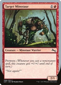 Target Minotaur (D), Unstable