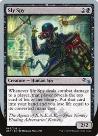 Sly Spy (E), Unstable