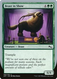 Beast in Show (B), Unstable