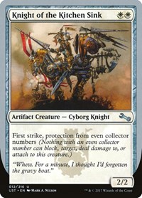 Knight of the Kitchen Sink (B), Unstable