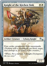 Knight of the Kitchen Sink (F), Unstable