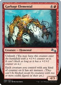 Garbage Elemental (E), Unstable