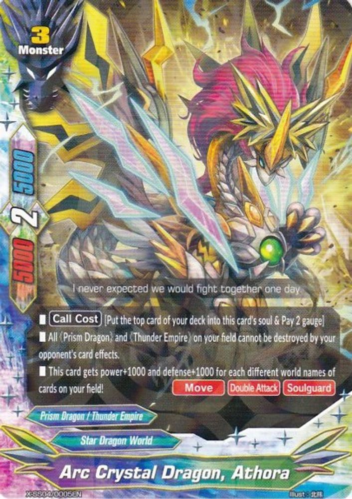Arc Crystal Dragon, Athora, Standard, front