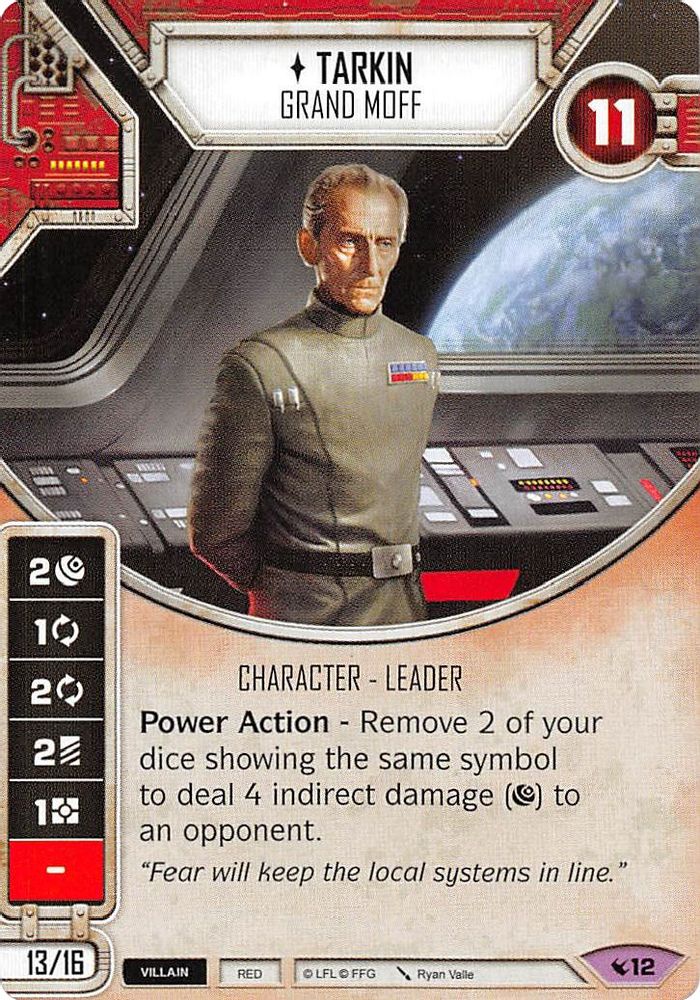 Tarkin - Grand Moff (Card Only), Standard, front