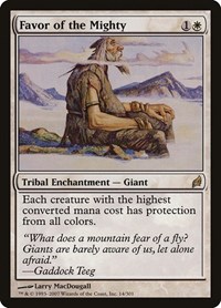 Favor of the Mighty, Lorwyn