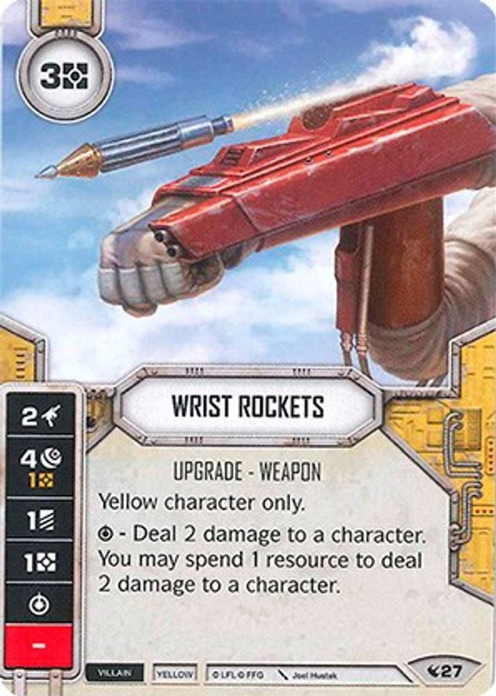 Wrist Rockets (Card Only), Standard, front