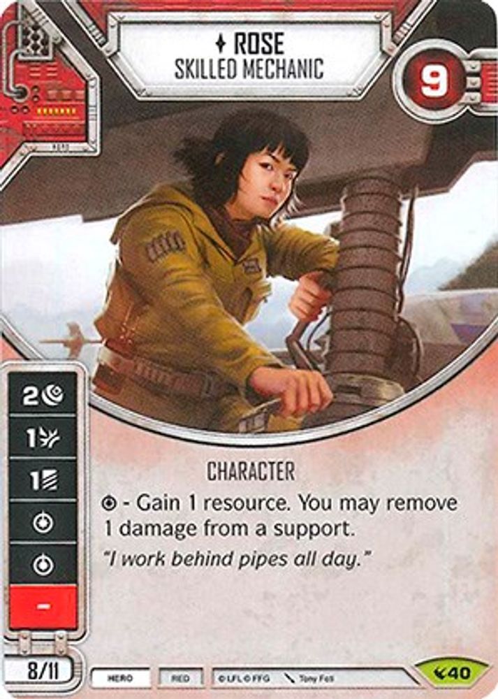 Rose - Skilled Mechanic (Card Only), Standard, front