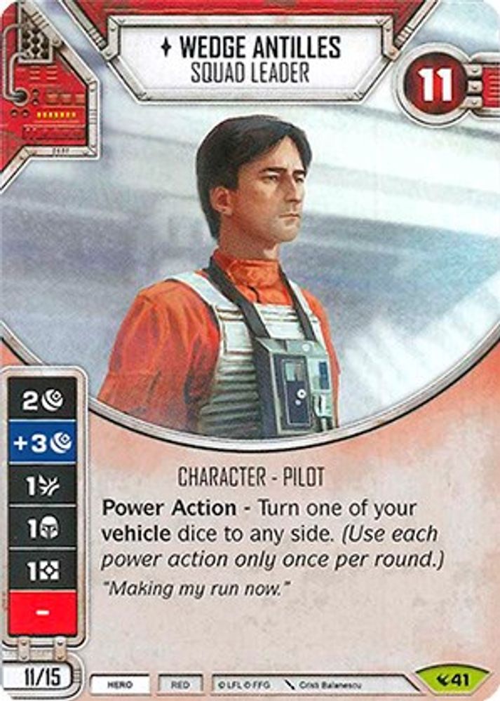 Wedge Antilles - Squad Leader, Standard, front