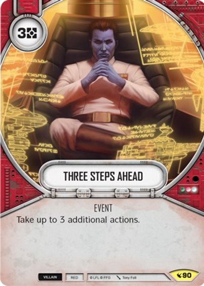 Three Steps Ahead, Standard, front