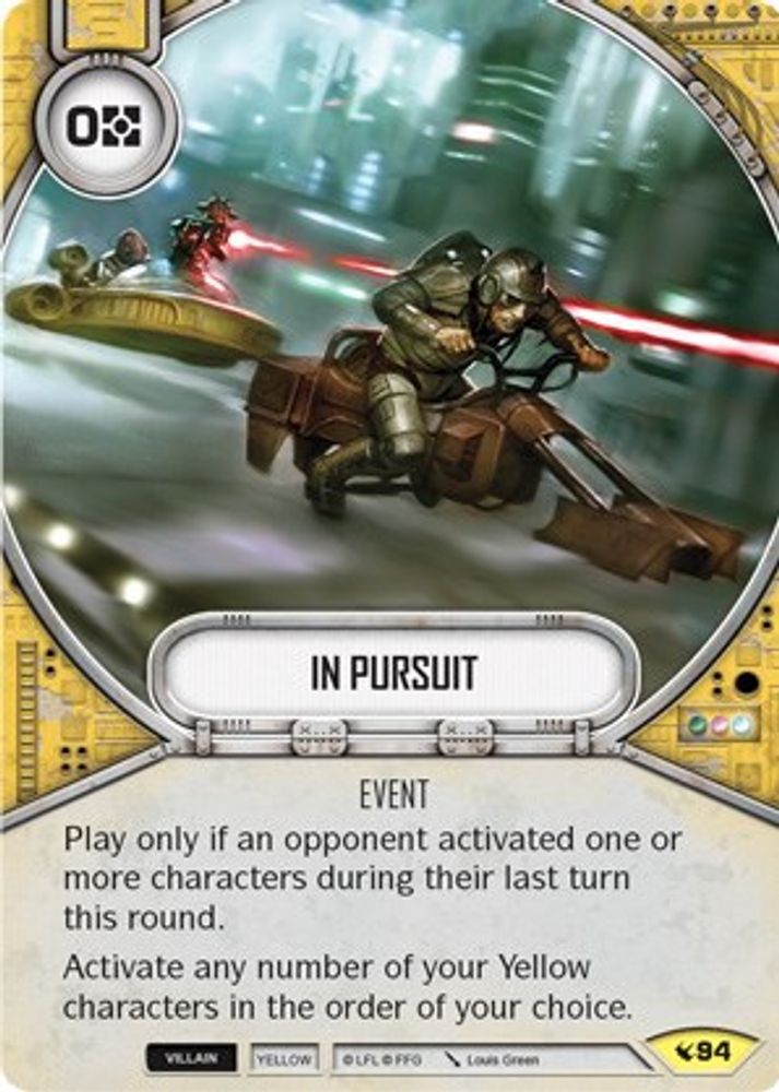In Pursuit, Standard, front