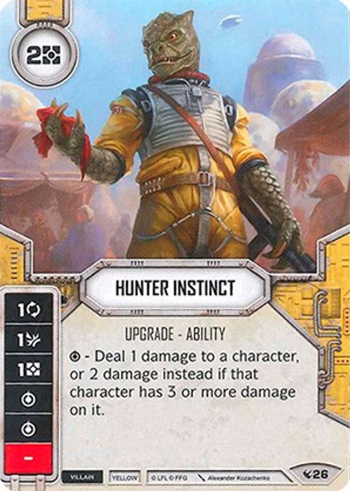 Hunter Instinct (Card Only), Standard, front