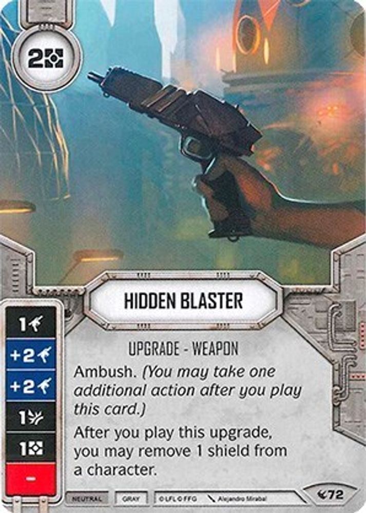 Hidden Blaster (Card Only), Standard, front