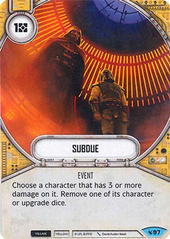 Subdue, Standard, front