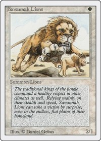 Savannah Lions, Revised Edition
