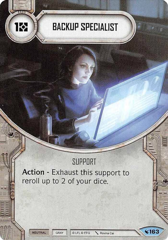 Backup Specialist, Standard, front