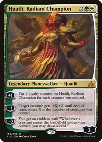 Huatli, Radiant Champion, Rivals of Ixalan