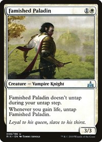 Famished Paladin, Rivals of Ixalan