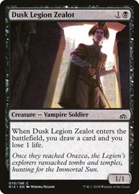 Dusk Legion Zealot, Rivals of Ixalan