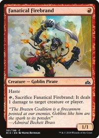 Fanatical Firebrand, Rivals of Ixalan