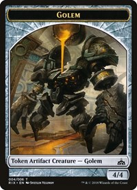 Golem Token (004), Rivals of Ixalan