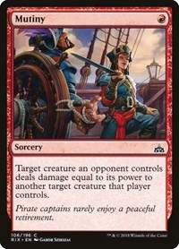 Mutiny, Rivals of Ixalan