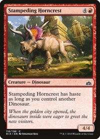 Stampeding Horncrest, Rivals of Ixalan