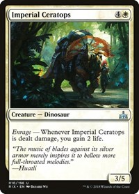 Imperial Ceratops, Rivals of Ixalan