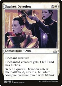 Squire's Devotion, Rivals of Ixalan