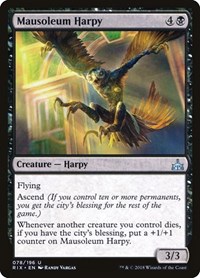 Mausoleum Harpy, Rivals of Ixalan
