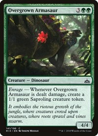 Overgrown Armasaur, Rivals of Ixalan
