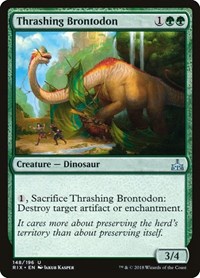 Thrashing Brontodon, Rivals of Ixalan