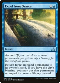 Expel from Orazca, Rivals of Ixalan