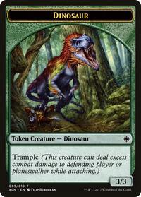 Dinosaur // Treasure (009) Double-Sided Token, Ixalan