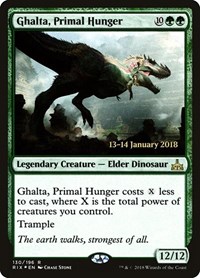 Ghalta, Primal Hunger (RIX), Prerelease Cards