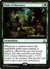 Path of Discovery, Prerelease Cards
