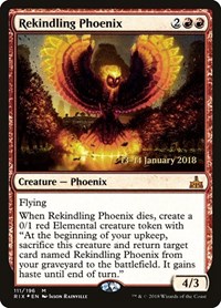 Rekindling Phoenix, Prerelease Cards