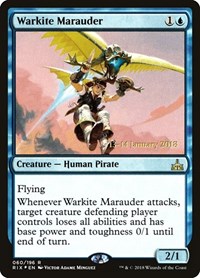 Warkite Marauder, Prerelease Cards