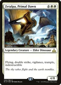 Zetalpa, Primal Dawn, Prerelease Cards