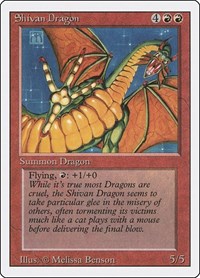 Shivan Dragon, Revised Edition