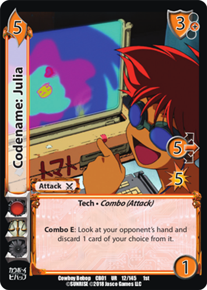 Codename: Julia, Foil, front