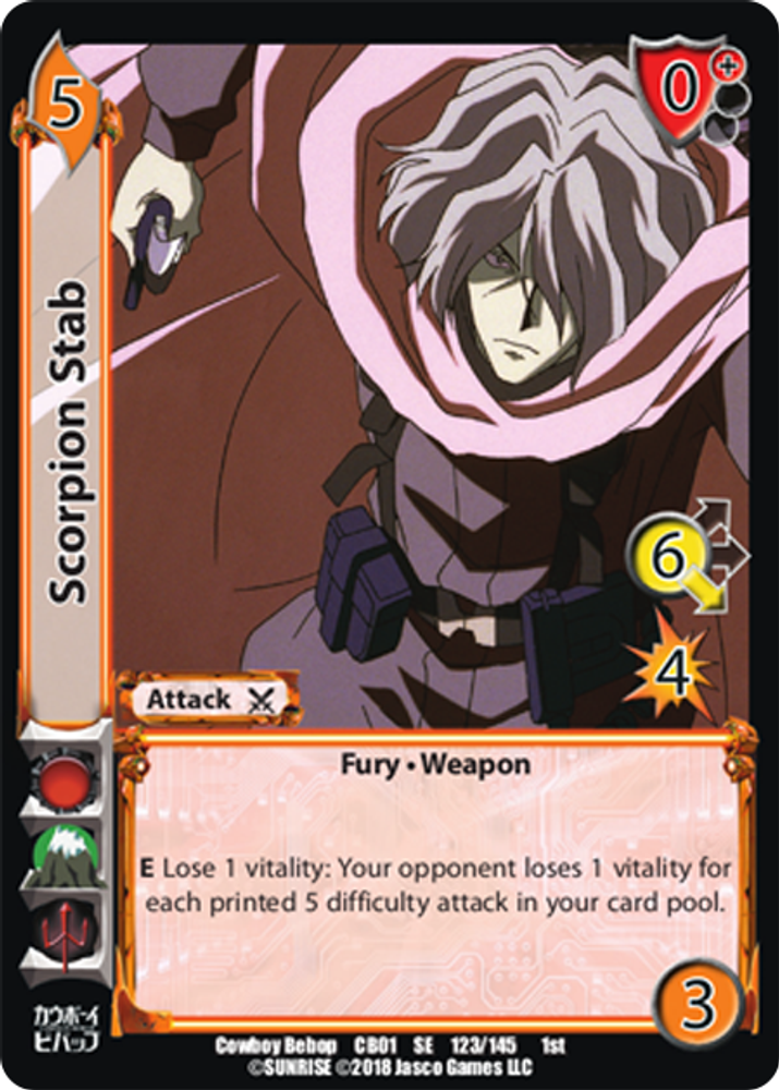 Scorpion Stab, Standard, front