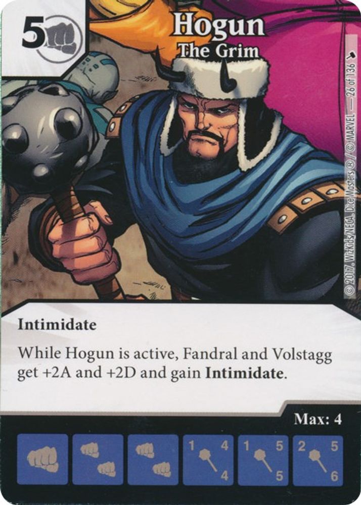 Hogun - The Grim, Standard, front