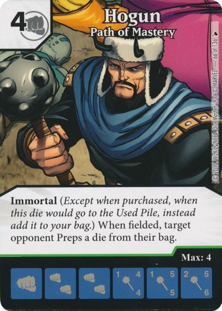 Hogun - Path of Mastery, Standard, front