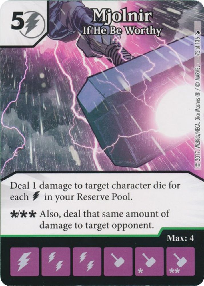 Mjolnir - If He Be Worthy, Standard, front